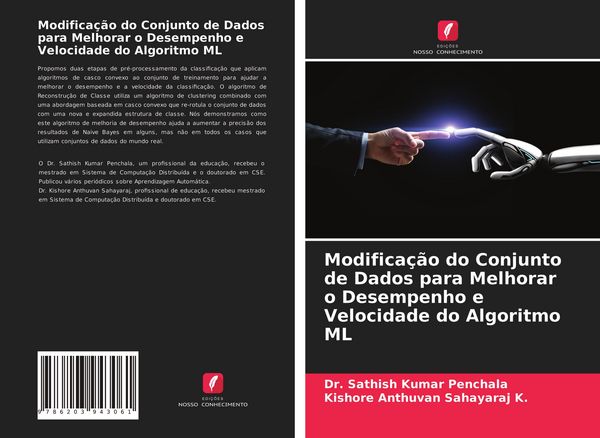 Produktbild: Modifica&ccedil;&atilde;o do Conjunto de Dados para Melhorar o Desempenho e Velocidade do Algoritmo ML