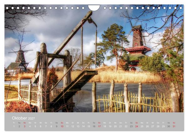 Produktbild: M&uuml;hlenmuseum Gifhorn (Wandkalender 2027 DIN A4 quer), CALVENDO Monatskalender