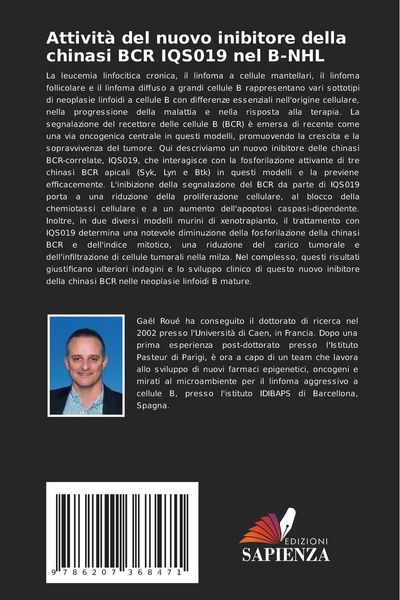 Produktbild: Attivit&agrave; del nuovo inibitore della chinasi BCR IQS019 nel B-NHL