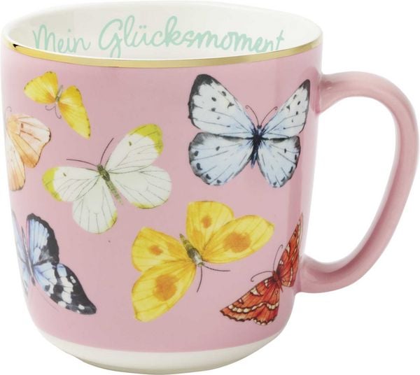 Produktbild: Bl&uuml;tentr&auml;ume Kaffeebecher "Mein Gl&uuml;cksmoment", 350 ml