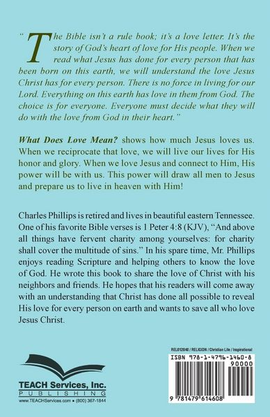 Produktbild: What Does Love Mean?