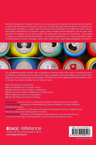 Produktbild: The SAGE Handbook of Consumer Culture