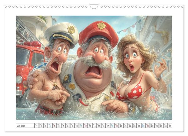 Produktbild: Schlauchlos gl&uuml;cklich (Wandkalender 2026 DIN A3 quer), CALVENDO Monatskalender