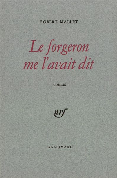 Produktbild: Le forgeron me l'avait dit