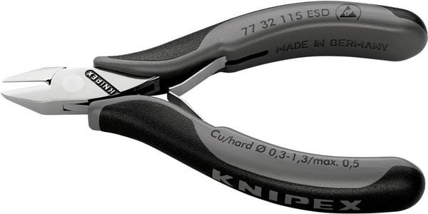 Produktbild: Knipex 77 32 115 ESD ESD Seitenschneider mit Facette 115mm