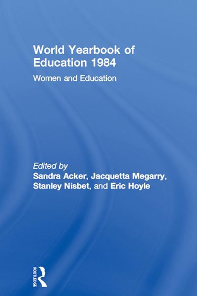 Produktbild: World Yearbook of Education 1984
