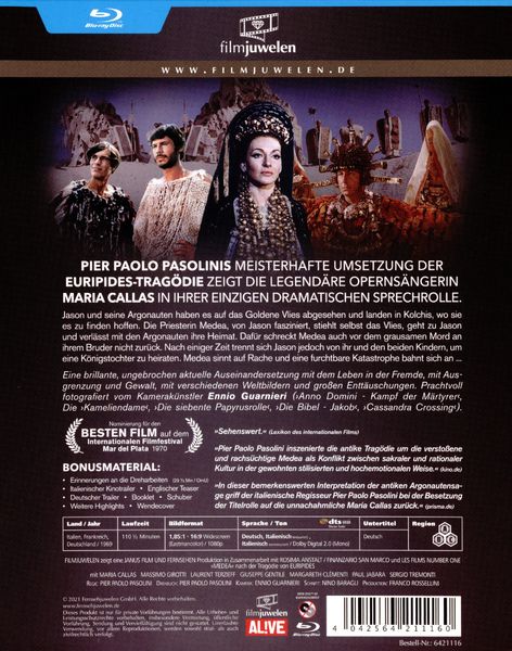 Produktbild: Medea (Filmjuwelen)