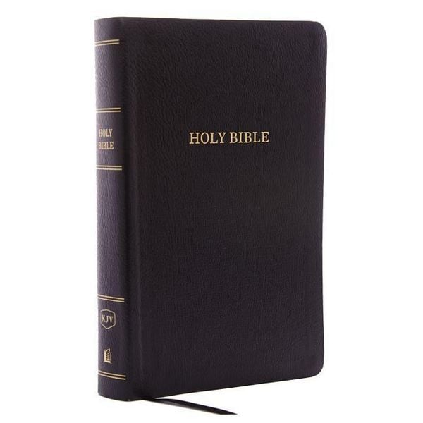 Produktbild: KJV Holy Bible: Personal Size Giant Print with 43,000 Cross References, Black Bonded Leather, Red Letter, Comfort Print (Thumb Indexed): King James Version