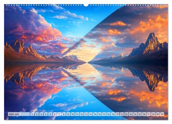 Produktbild: An den Grenzen der Realit&auml;t (hochwertiger Premium Wandkalender 2026 DIN A2 quer), Kunstdruck in Hochglanz