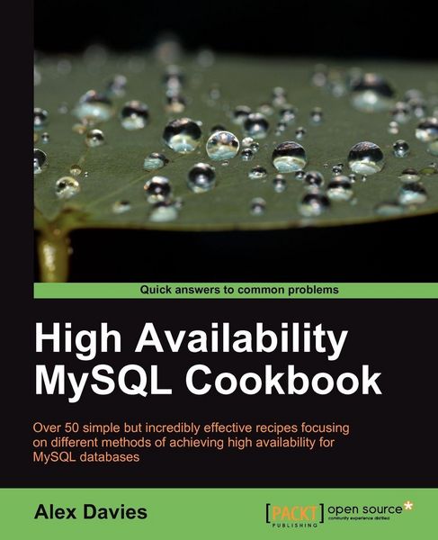 Produktbild: High Availability MySQL Cookbook