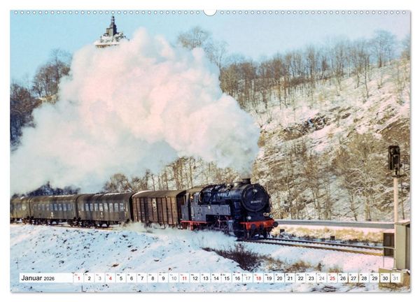 Produktbild: Reichsbahn in Color (Wandkalender 2026 DIN A2 quer), CALVENDO Monatskalender