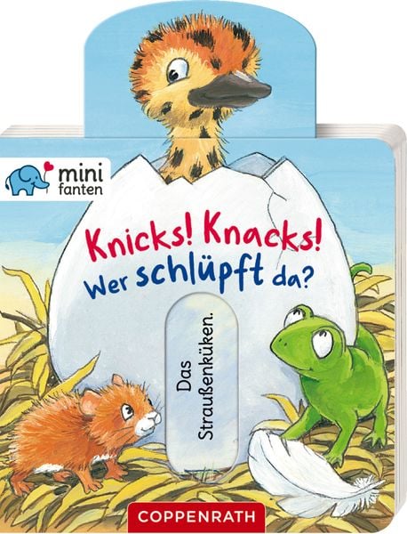 Minifanten 35: Knicks! Knacks! Wer schlüpft da?, Gebundene Ausgabe von Antje Flad, Coppenrath, 978-3-649-63785-1