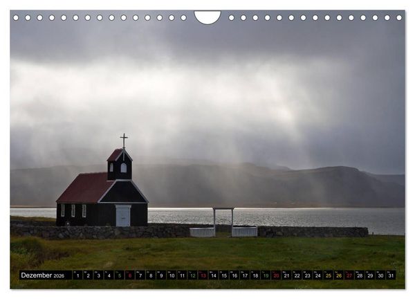Produktbild: Stimmungsvolles Island (Wandkalender 2026 DIN A4 quer), CALVENDO Monatskalender