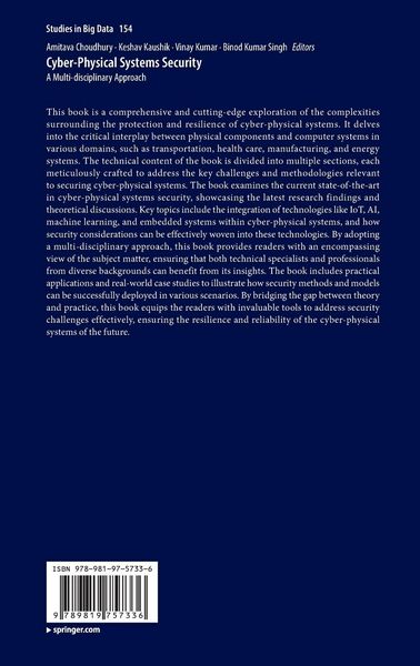 Produktbild: Cyber-Physical Systems Security