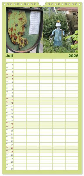 Produktbild: Familienplaner 2026 - Zeche Prosper-Haniel Bottrop mit 5 Spalten (Wandkalender, 21 x 45 cm) CALVENDO