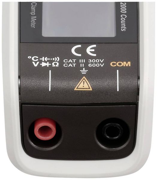 Produktbild: VOLTCRAFT VC-331 SE Stromzange CAT II 600 V, CAT III 300V Anzeige (Counts): 2000