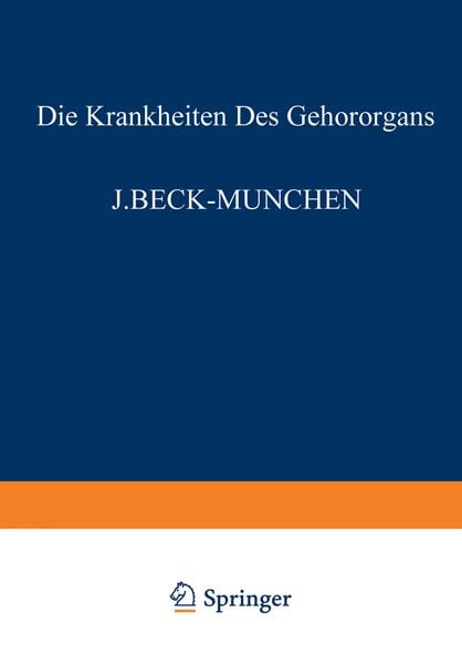 Produktbild: Die Krankheiten des Geh&ouml;rorgans