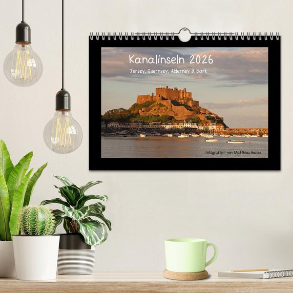 Produktbild: Kanalinseln 2026 (Wandkalender 2026 DIN A4 quer), CALVENDO Monatskalender