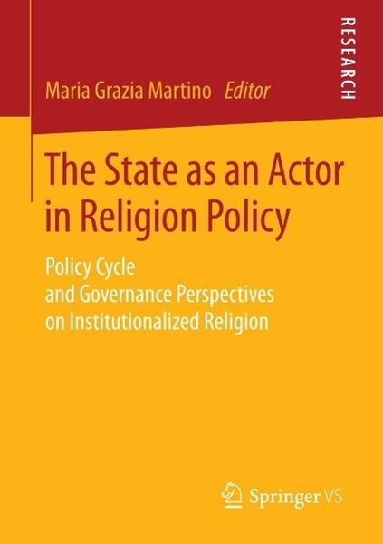 Produktbild: The State as an Actor in Religion Policy
