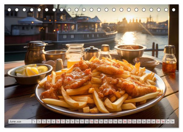 Produktbild: STREET FOOD Impressions around the world (Desk Calendar 2026 DIN A5 landscape), CALVENDO 12 Month DeskCalendar