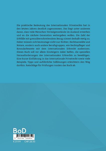 Produktbild: Internationales Erbrecht anhand von Fallbeispielen