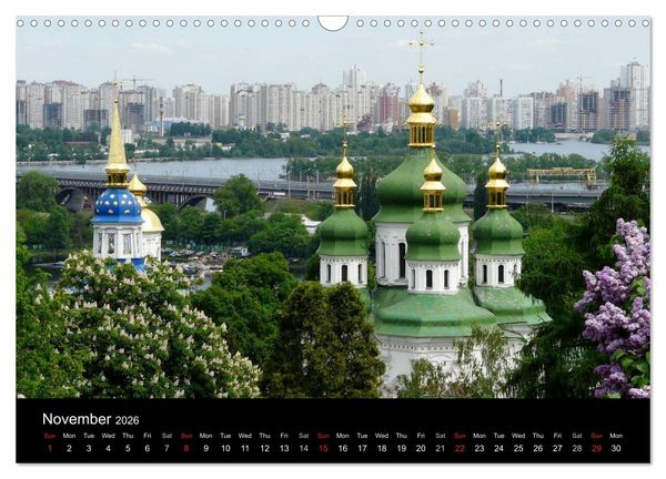 Produktbild: Monuments of Ukraine 2026 (Wall Calendar 2026 DIN A3 landscape), CALVENDO 12 Month Wall Calendar