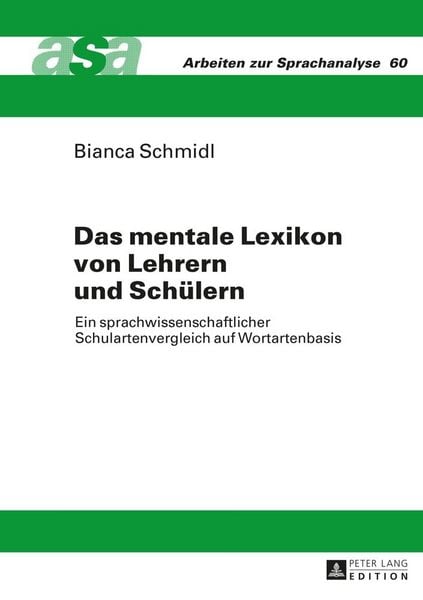 Produktbild: Das mentale Lexikon von Lehrern und Sch&uuml;lern