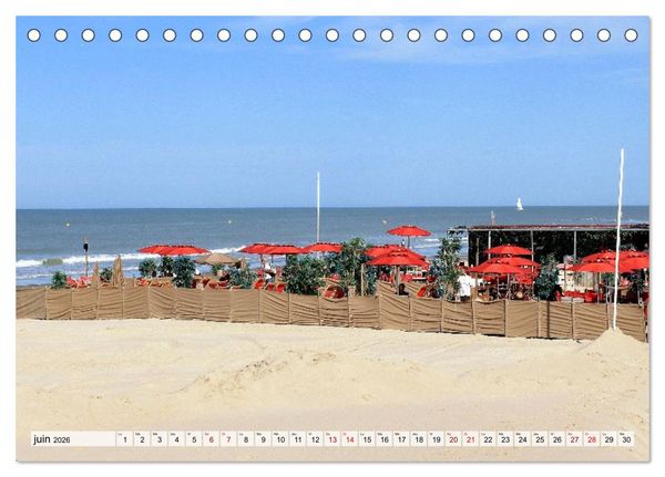 Produktbild: Le Touquet-Paris-Plage - Perle de la c&ocirc;te d'Opale (Calendrier de bureau 2026 DIN A5 vertical), CALVENDO calendrier mensuel