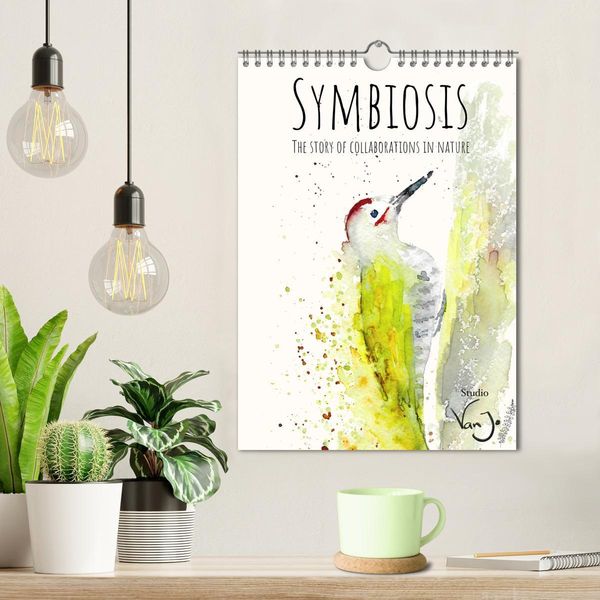 Produktbild: Symbiosis, the story of collaborations in nature (Wall Calendar 2026 DIN A4 portrait), CALVENDO 12 Month Wall Calendar