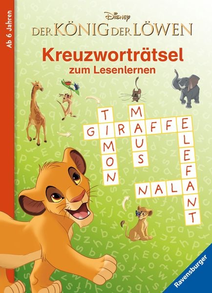 Produktbild: Disney Der König der Löwen - Kreuzworträtsel zum Lesenlernen