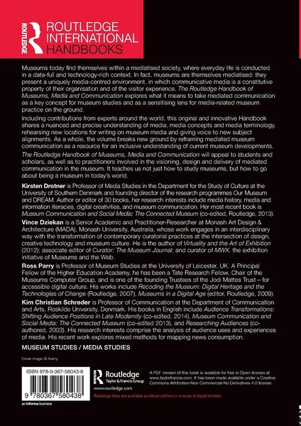 Produktbild: The Routledge Handbook of Museums, Media and Communication