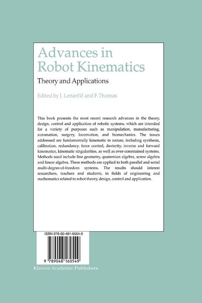 Produktbild: Advances in Robot Kinematics