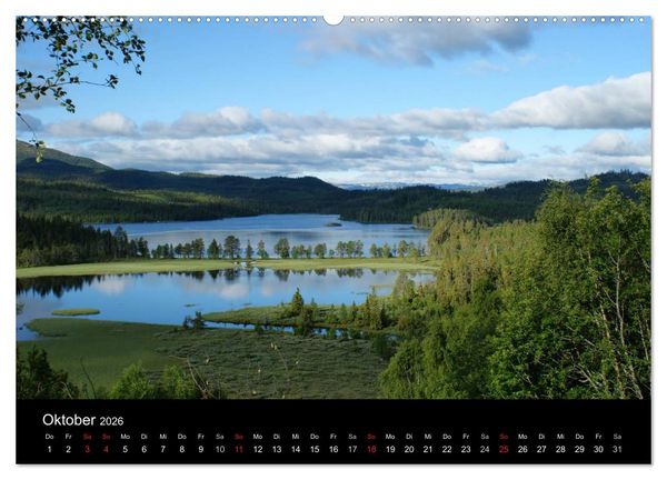 Produktbild: Norwegen 2026 (hochwertiger Premium Wandkalender 2026 DIN A2 quer), Kunstdruck in Hochglanz