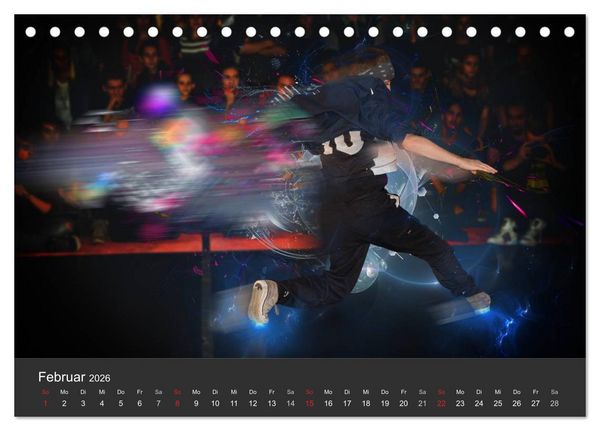 Produktbild: Break Dance B-boys & B-girls (Tischkalender 2026 DIN A5 quer), CALVENDO Monatskalender