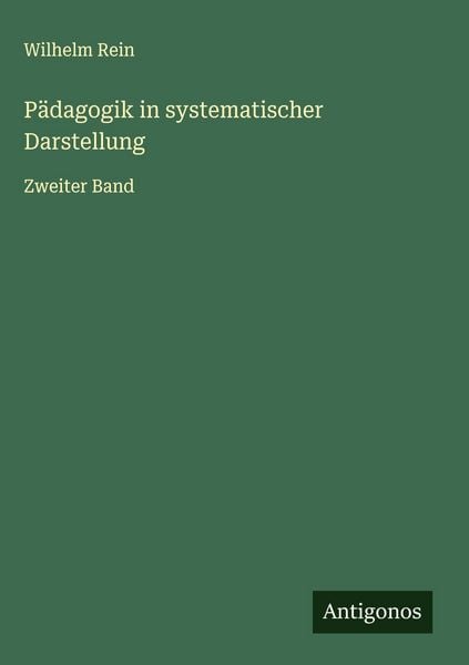 Produktbild: P&auml;dagogik in systematischer Darstellung