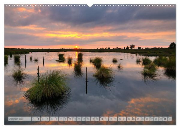 Produktbild: Moore und B&auml;che in Eifel und Ardennen (Wandkalender 2026 DIN A2 quer), CALVENDO Monatskalender