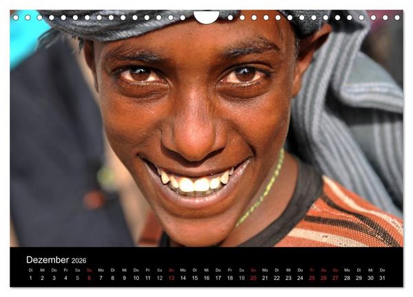 Produktbild: &Auml;thiopien Augenblicke (Wandkalender 2026 DIN A4 quer), CALVENDO Monatskalender