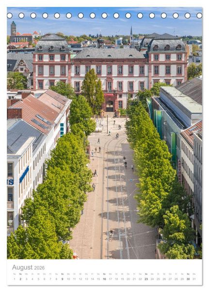 Produktbild: Meine Stadt Darmstadt (Tischkalender 2026 DIN A5 hoch), CALVENDO Monatskalender