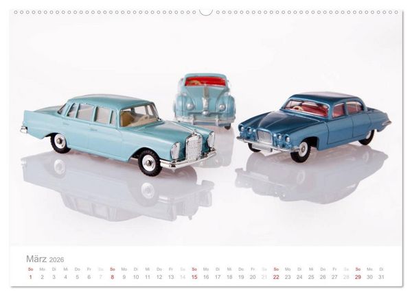 Produktbild: Dinky Toys Spielzeugautos (Wandkalender 2026 DIN A2 quer), CALVENDO Monatskalender