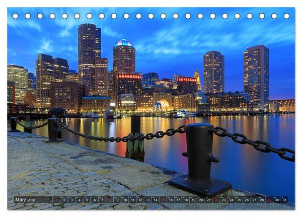 Produktbild: Neuengland - Von Rhode Island bis Maine (Tischkalender 2026 DIN A5 quer), CALVENDO Monatskalender