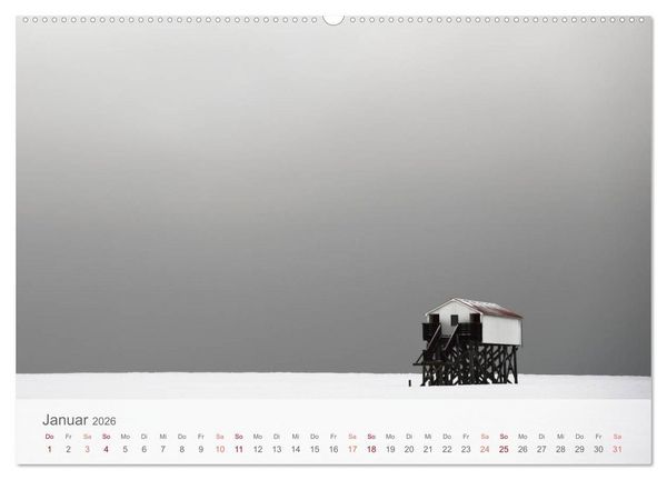 Produktbild: St. Peter-Ording durch die Jahreszeiten (Wandkalender 2026 DIN A2 quer), CALVENDO Monatskalender