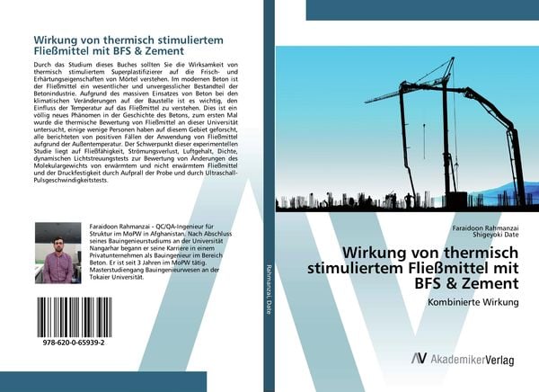 Wirkung von thermisch stimuliertem Fließmittel mit BFS & Zement, Taschenbuch von Faraidoon Rahmanzai , Shigeyoki Date, AV Akademikerverlag,