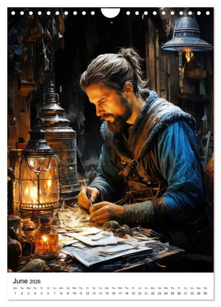 Produktbild: Medieval Legends (Wall Calendar 2026 DIN A4 portrait), CALVENDO 12 Month Wall Calendar