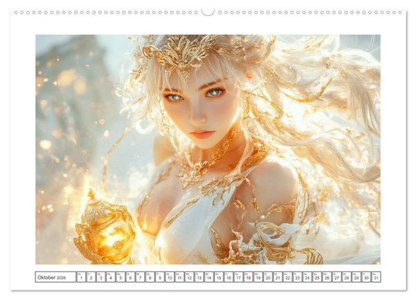 Produktbild: G&ouml;tterfunken (hochwertiger Premium Wandkalender 2026 DIN A2 quer), Kunstdruck in Hochglanz