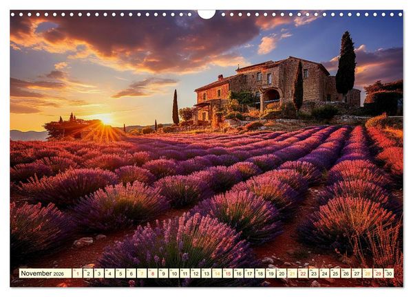 Produktbild: Provence Urlaubstr&auml;ume (Wandkalender 2026 DIN A3 quer), CALVENDO Monatskalender