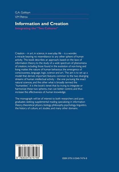 Produktbild: Information and Creation