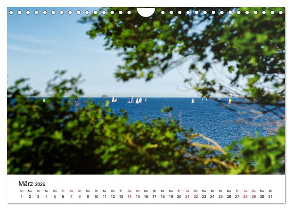 Produktbild: Schleswig-Holstein in 365 Farben (Wandkalender 2026 DIN A4 quer), CALVENDO Monatskalender