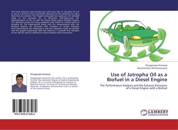 Produktbild: Use of Jatropha Oil as a Biofuel in a Diesel Engine