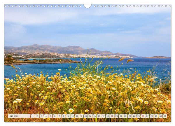 Produktbild: Urlaubsparadies in Kreta (Wandkalender 2026 DIN A3 quer), CALVENDO Monatskalender