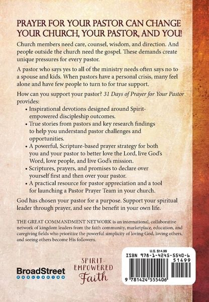 Produktbild: 31 Days of Prayer for My Pastor